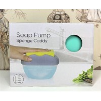 Диспенсер для миючого засобу SOAP PUMP SPONGE CADDY (WN-08) (80) Диспенсер для миючого засобу SOAP PUMP SPONGE CADDY (WN-08) (80)