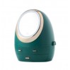 Органайзер для косметики з дзеркалом LED (Зелений) (W-3)
