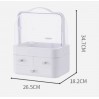 Органайзер для косметики 4 секції (білий) YM206-1 Three Drawers