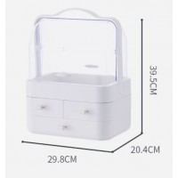 Органайзер для косметики 4 секції великий (зелений) YM206-2 Three Drawers