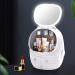 Органайзер для косметики 4 секції з дзеркалом LED (Білий) (W-25)