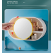 Органайзер для косметики з дзеркалом (Жовтий) (W-29)