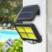 Вуличний ліхтар із датчиком руху Split Solar Wall Lamp на сонячній батареї