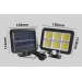 Вуличний ліхтар із датчиком руху Split Solar Wall Lamp на сонячній батареї
