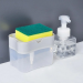 Органайзер для мочалок із дозатором мила Soap Pump Sponge Caddy