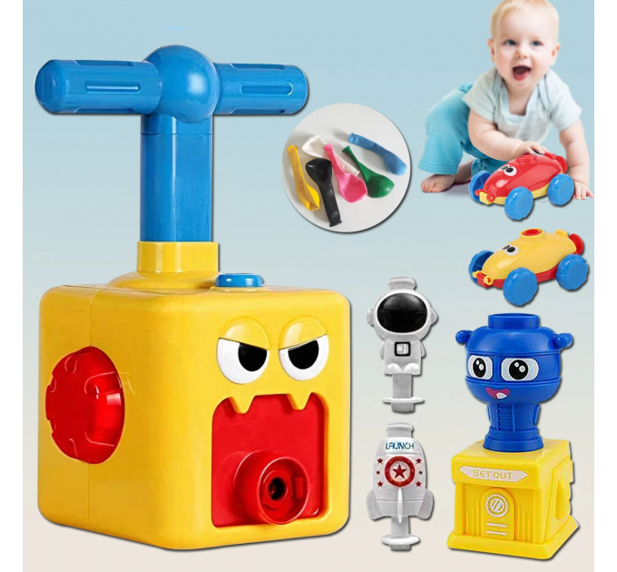 Inertia Balloon Powered Car Toys