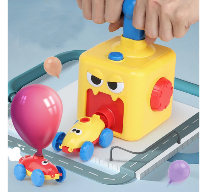 Inertia Balloon Powered Car Toys