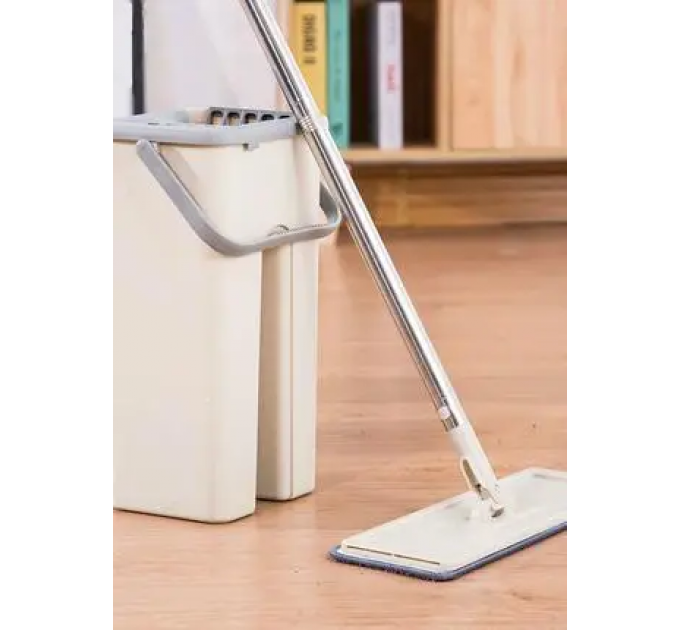 Швабра з відром і самовіджимом Тріумф, Spin Mop 360, швабра ледарка