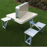 Складаний алюмінієвий стіл для пікніка зі стільцями Picnic Table
