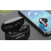Бездротові навушники HOPESTAR S23 c bluetooth гарнітурою кейсом для зберігання та заряджання чорні