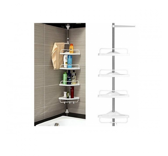 Кутова полиця для ванної кімнати Multi Corner Shelf Original Стійка Стелаж