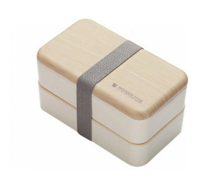 Ланч подвійний бокс Wooden Style WS 001 GT