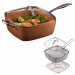 Універсальна сковорода Copper Cook Deep Square 5 в 1