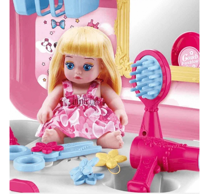 Портативний рюкзак Cosmetics toy / Ігровий набір для дівчинки / Косметичний набір для дітей
