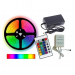 Комплект Світлодіодна стрічка багатобарвна 3528 RGB комплект 5м з пультом