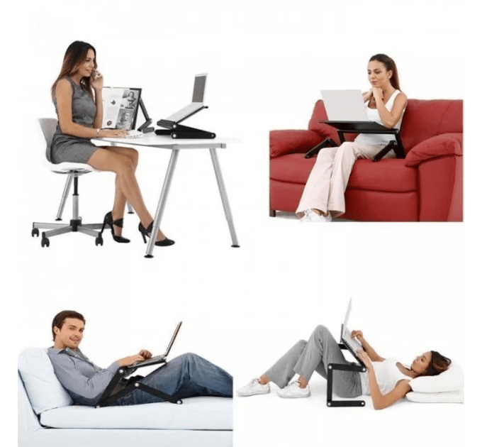 Стіл для ноутбука LAPTOP TABLE T8 PRO з охолодженням