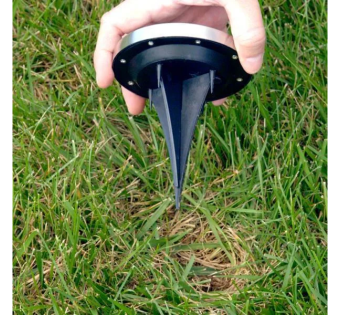 Сонячні вуличні світильники для дому та саду Solar Disk Lights комплект із 4-х штук