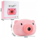 Дитячий фотоапарат для мильних бульбашок Bubble Camera, Pink