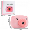 Дитячий фотоапарат для мильних бульбашок Bubble Camera, Pink