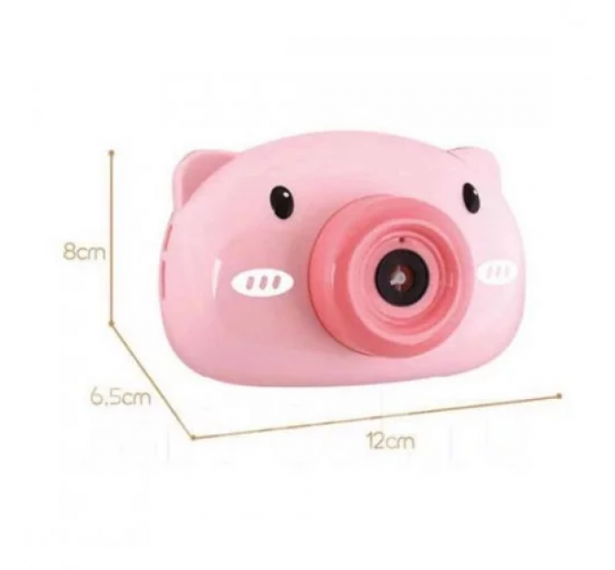 Дитячий фотоапарат для мильних бульбашок Bubble Camera, Pink