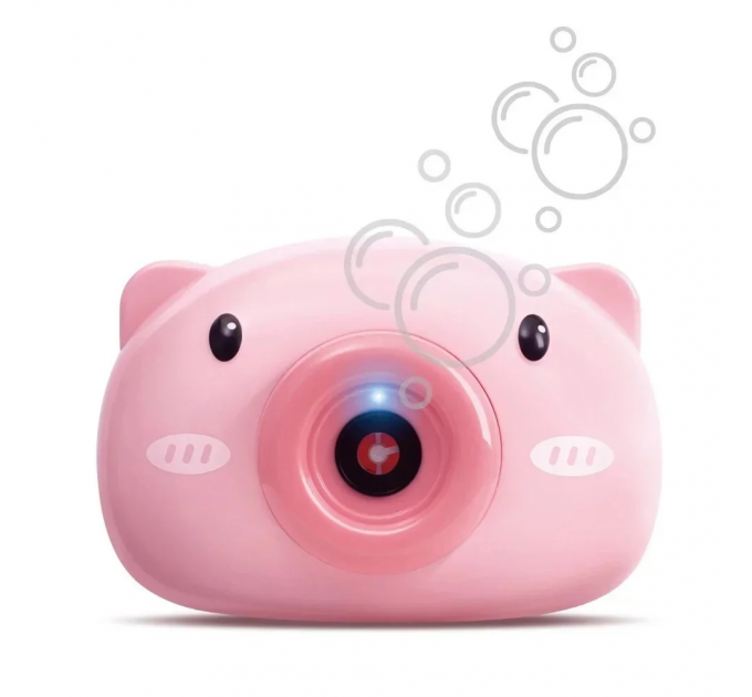 Дитячий фотоапарат для мильних бульбашок Bubble Camera, Pink