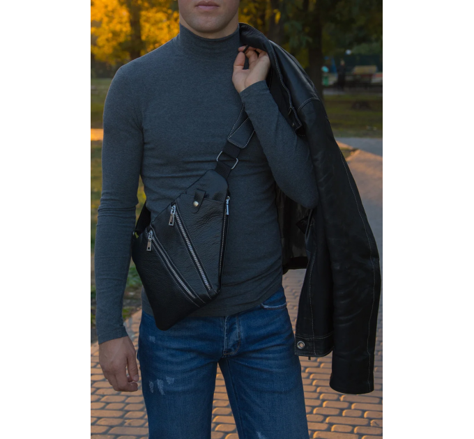 Чоловіча шкіряна сумка-кобура cross body Kafa 2200