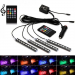 Універсальна RGB LED підсвічування в авто Car LED RGB, з пультом, вологостійка, в прикурювач