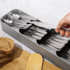Органайзер Лоток для столових приладів Compact Cutlery Organiser сірий