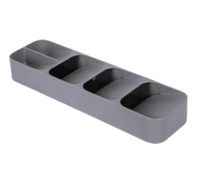 Органайзер Лоток для столових приладів Compact Cutlery Organiser сірий