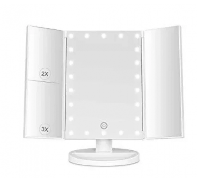 Потрійне дзеркало зі станами Led miror