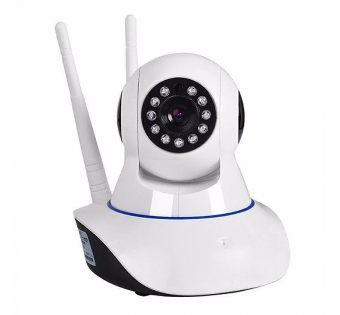 Бездротова IP-камера з WiFi, Hiseeu нічне бачення, функція відео няня, Full HD. Біла