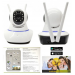 Бездротова IP-камера з WiFi, Hiseeu нічне бачення, функція відео няня, Full HD. Біла