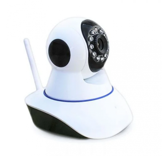 Бездротова IP-камера з WiFi, Hiseeu нічне бачення, функція відео няня, Full HD. Біла