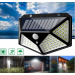 Світильник з датчиком руху на вулицю на сонячній батареї solar interaction wall lamp 100 LED