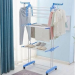 Складна сушарка для білизни Garment Rack With Wheels