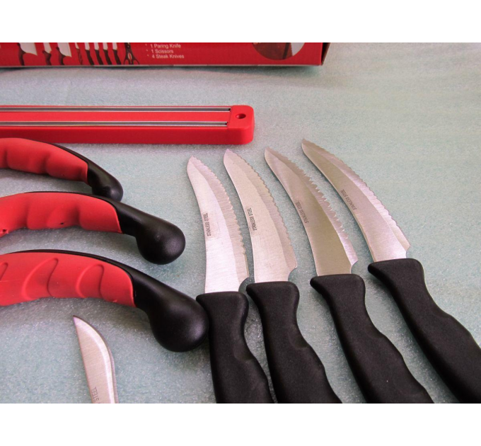 Ножі набір Contour Pro knives 11 предметів та магнітна рейка