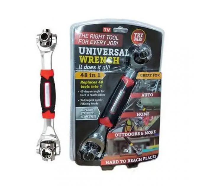 Універсальний багатофункціональний гайковий ключ Universal Tiger Wrench 48 в 1