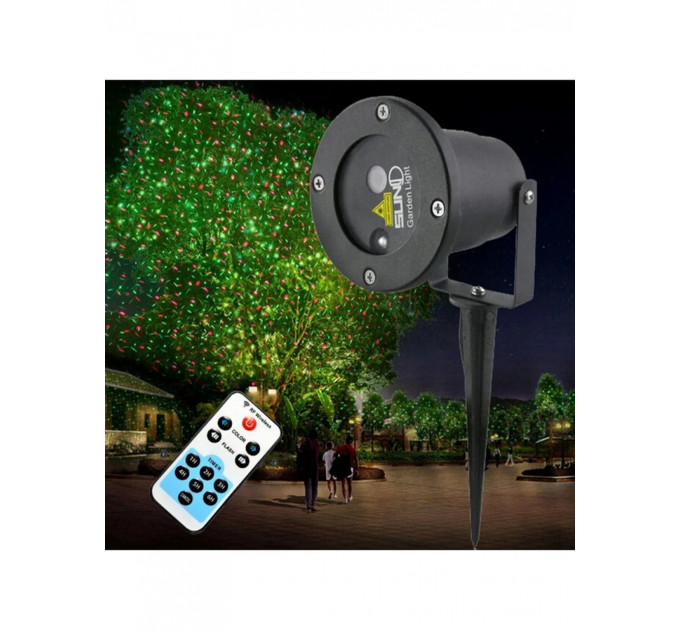 Вуличний проектор з пультом Star Shower light laser металевий корпус