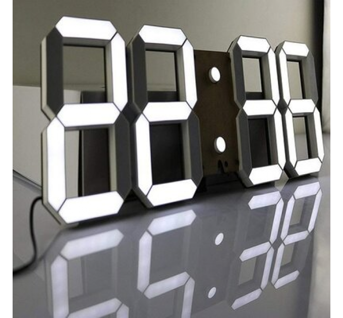 3D Настінний годинники / настільний USB зарядка