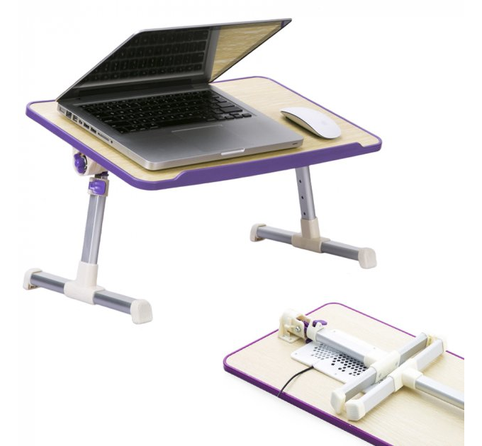 Підставка для ноутбука з кулером охолодженням Laptop table A8