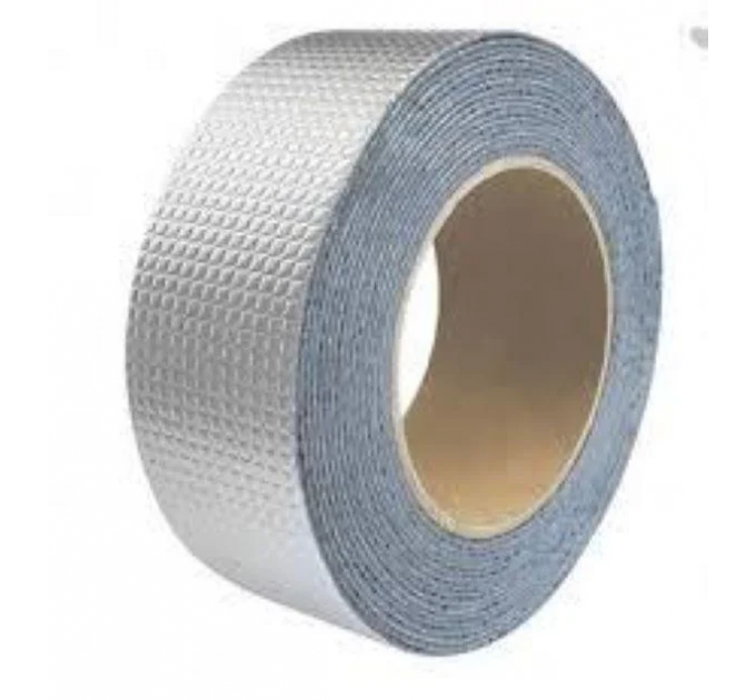 Понад міцна липка стрічка з алюмінієвим (BUTYL SELF-ADHESIVE) 5 см*1.2 мм*10m