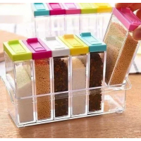 Набір контейнерів для спецій Seasoning sixpiece set на підставці