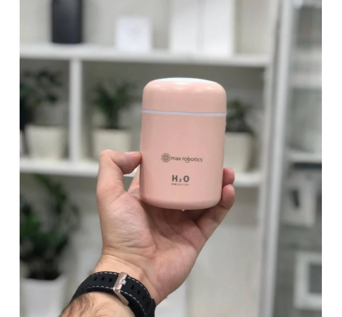 Зволожувач повітря з підсвічуванням та USB портом Humidifier, Black