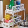 Органайзер для ванної Portable 2 Tier Basket Drawers