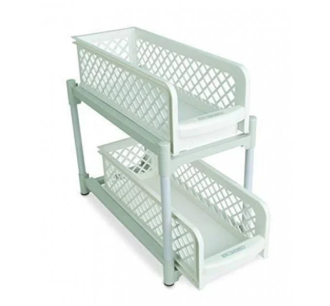 Органайзер для ванної Portable 2 Tier Basket Drawers