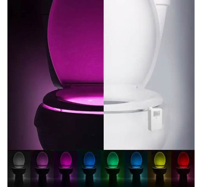 Підсвічування для унітазу LED з датчиком руху Light Bowl