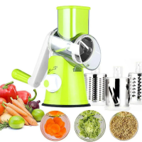 Овочерізка ручна для дому механічна кухонна для овочів Tabletop Drum Grater Kitchen Master