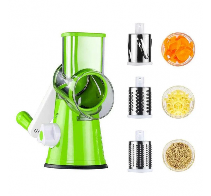 Овочерізка ручна для дому механічна кухонна для овочів Tabletop Drum Grater Kitchen Master