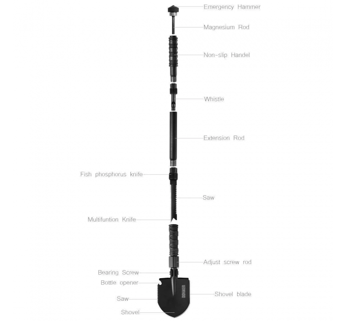 Військова складана лопата Shovel