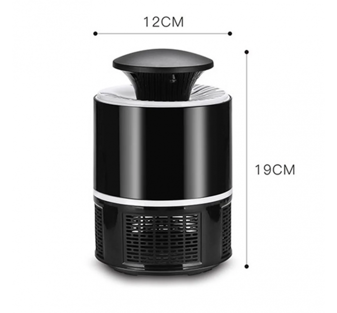 Пастка для комарів електрична Mosquito Killer Trap Lamp Black від USB